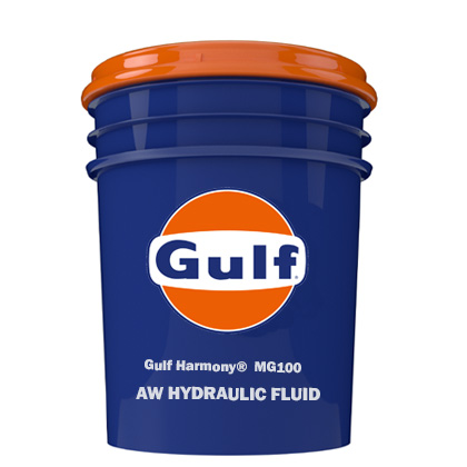 Gulf Harmony AW Hydraulic Fluid MG100 5 GALLON PAIL